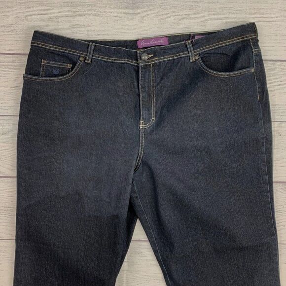 Gloria Vanderbilt Jeans 24W S Amanda Classic Fit Dark Wash Inseam 28" New NWT - Picture 3 of 11